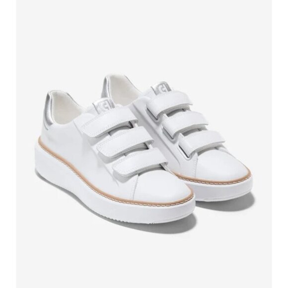 Cole Haan Shoes - Cole Haan GrandPrø Topspin Triple Strap Sneaker Sz 9.5C Optic White Lightweight